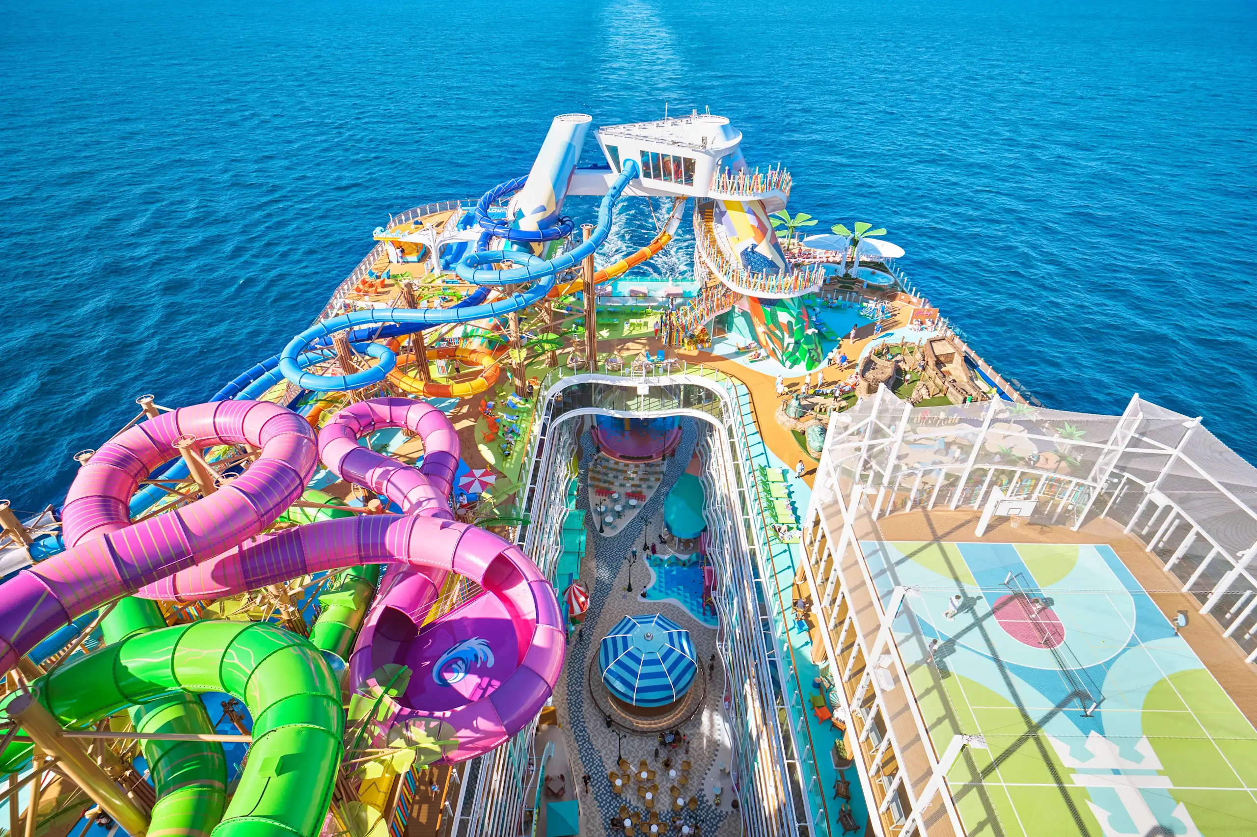 Icon of the Seas aerial view